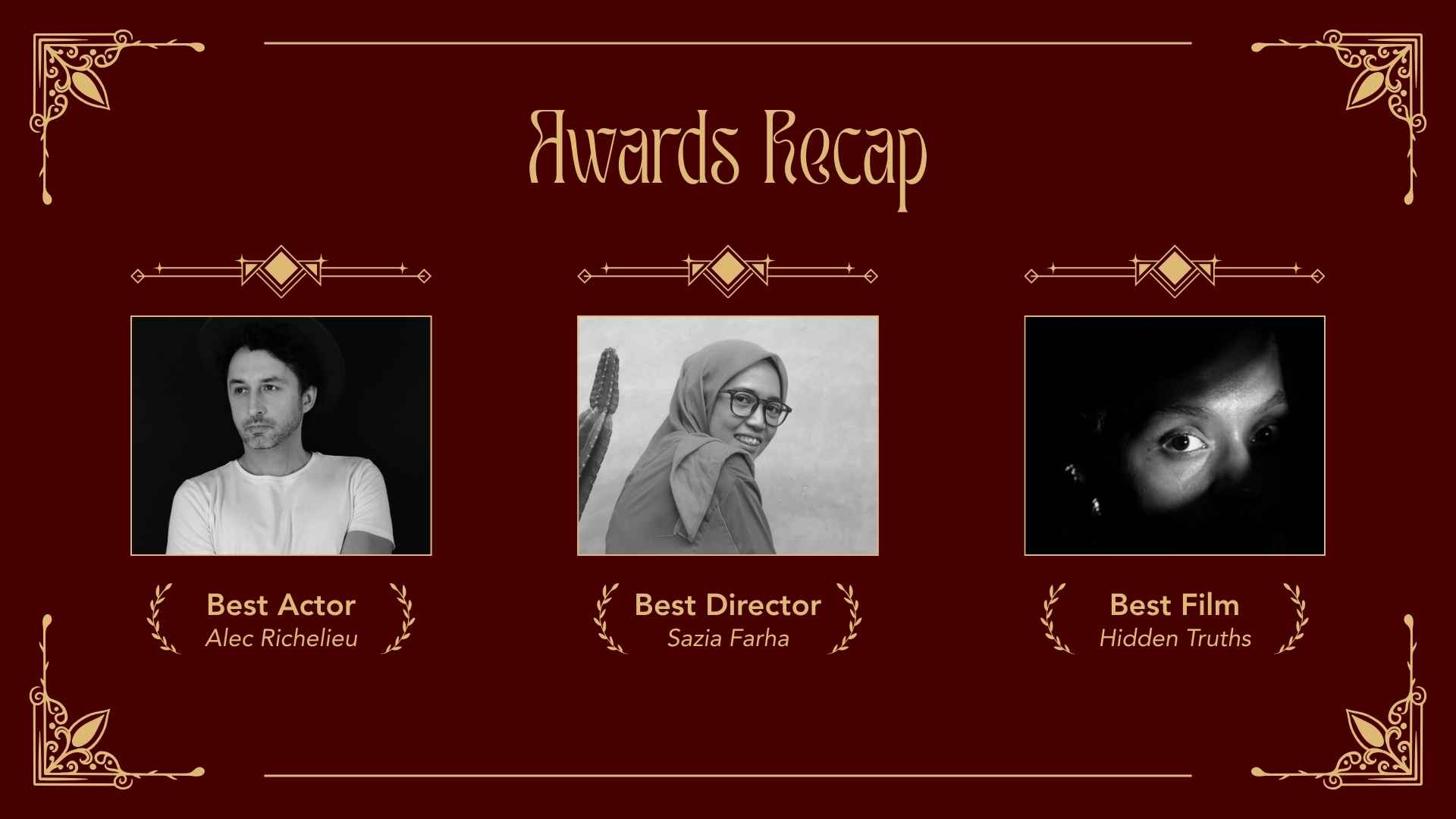 Film and TV Awards Slides - slide 13