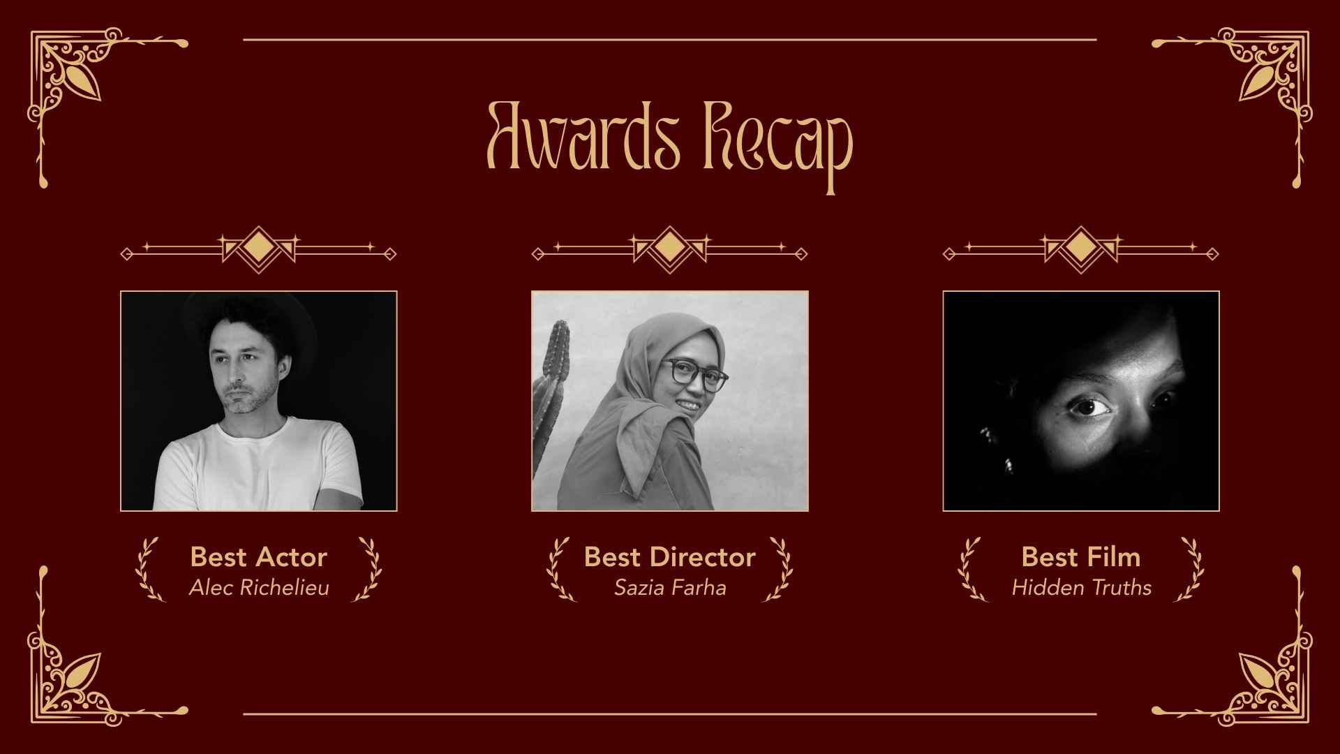 Film and TV Awards Slides - slide 13