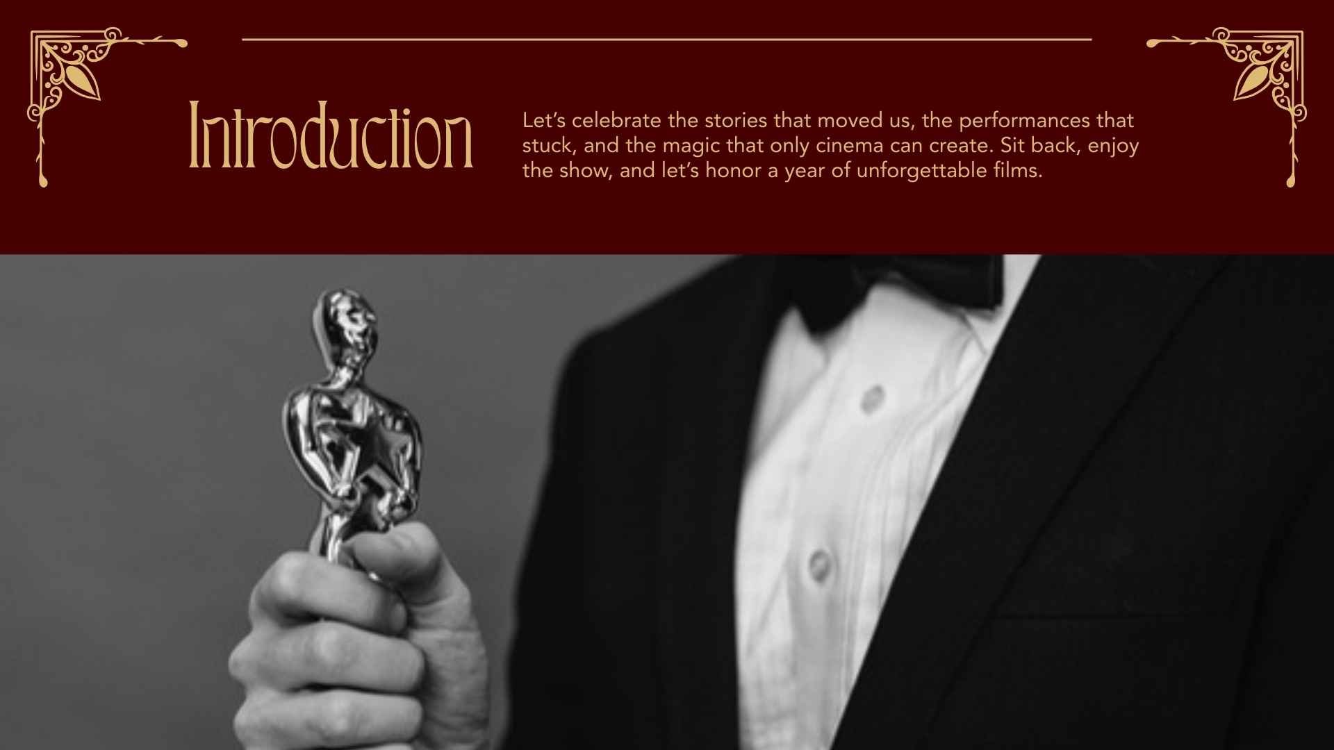 Film and TV Awards Slides - slide 3