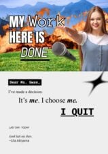 Funny Resignation Letter for GenZ