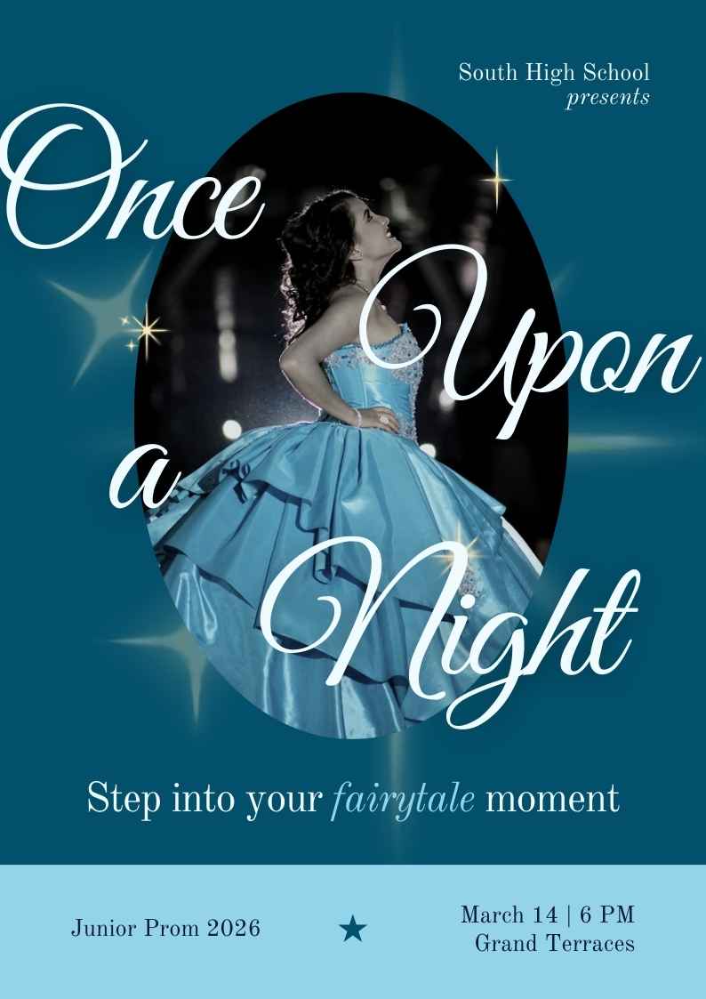 High School Prom Event Poster - slide 1