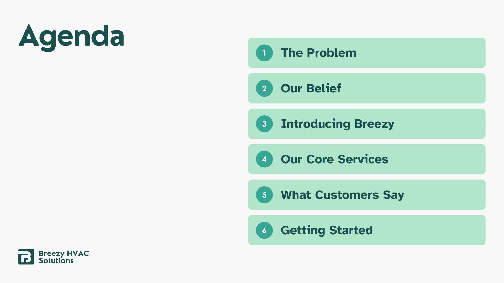 HVAC Sales Pitch Slides - slide 2