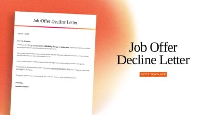 Job Offer Decline Letter