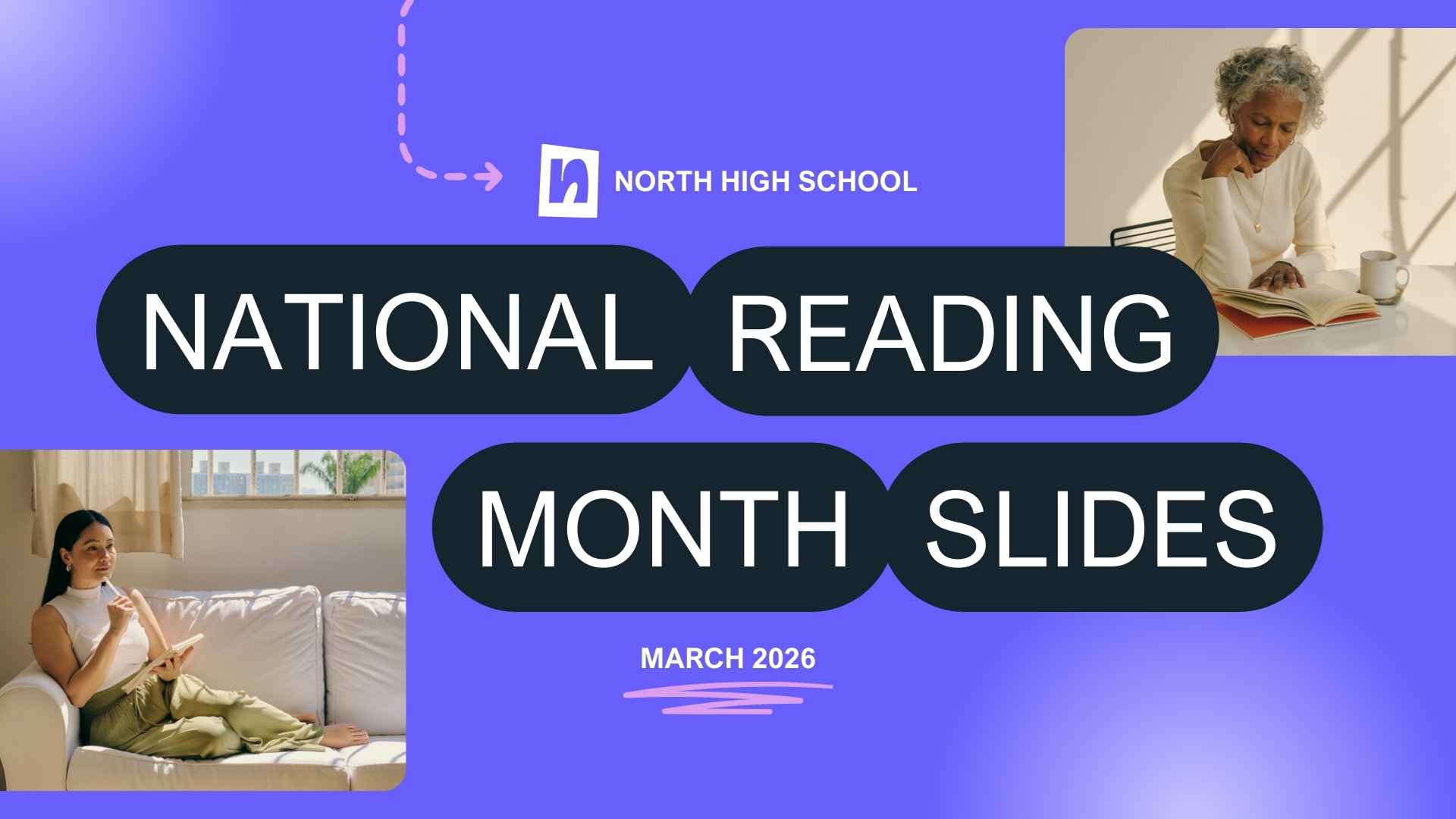 National Reading Month Slides - slide 1