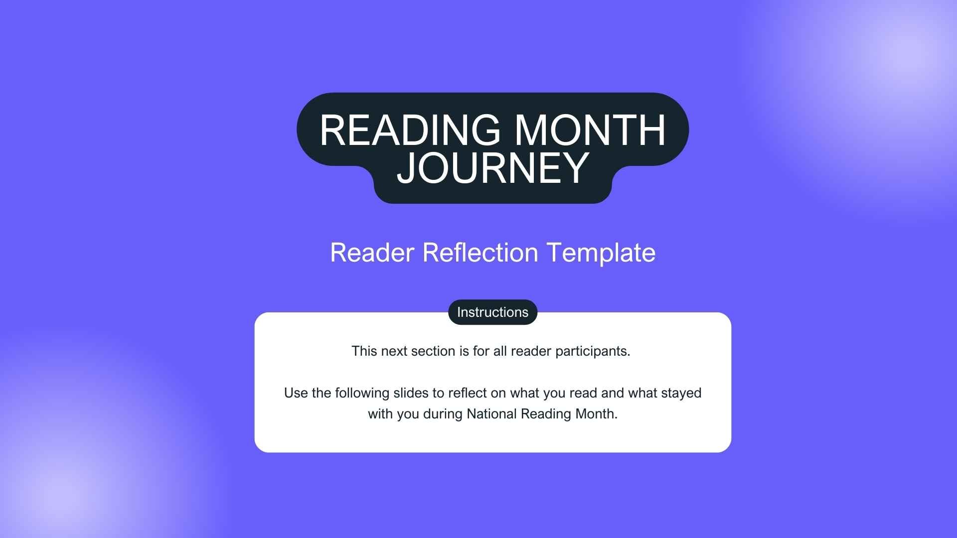 National Reading Month Slides - slide 6