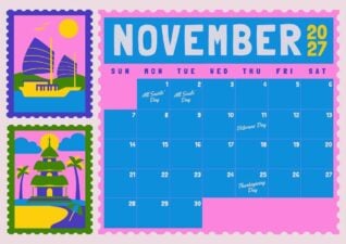 November 2027 Holiday Calendar