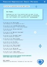 Passive-Aggressive Email Phrases