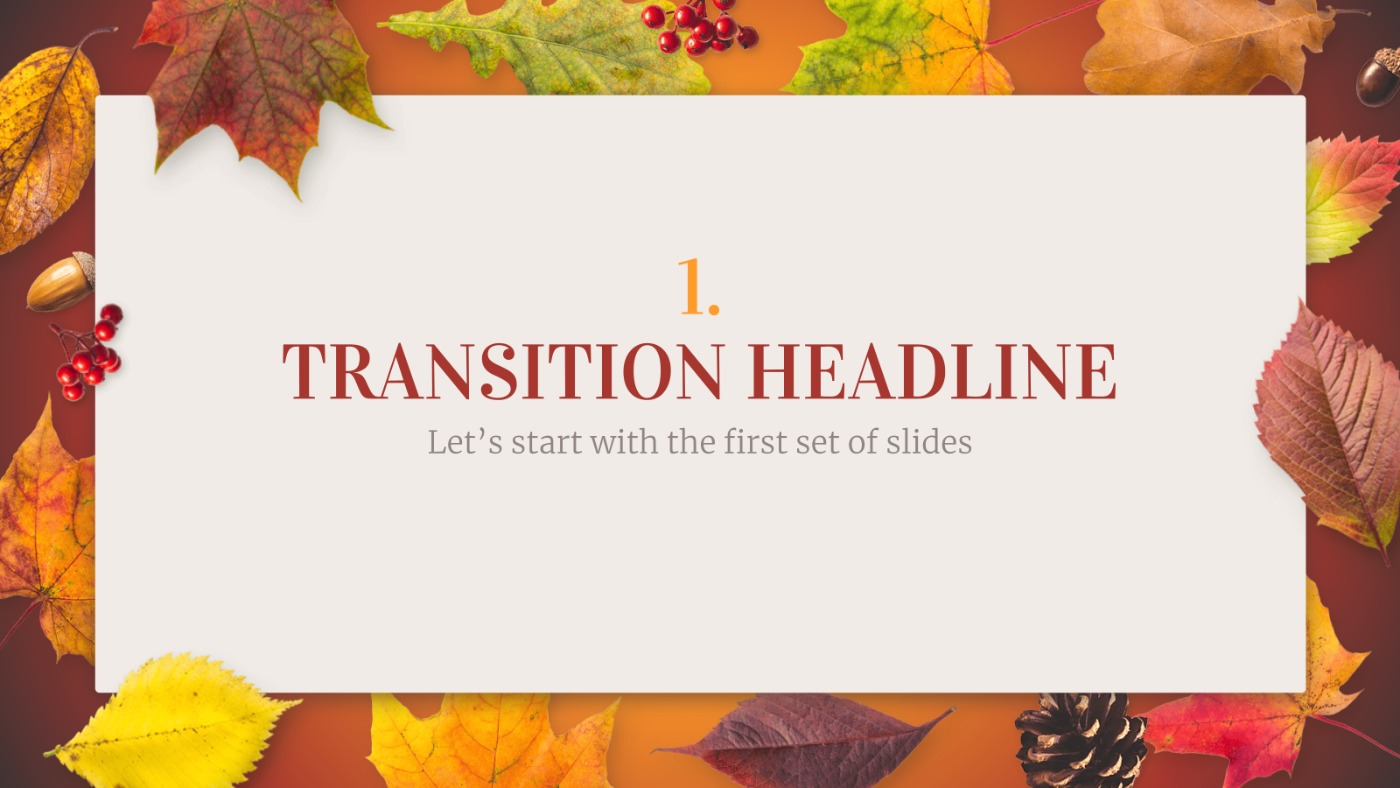 Autumn Leaves. Free PowerPoint Template & Google Slides Theme With Regard To Free Fall Powerpoint Templates