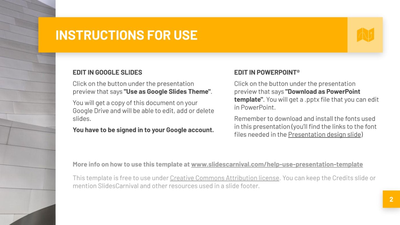Free Architecture Presentation Board Google Slides Template