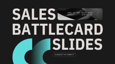 Sales Battlecard Slides