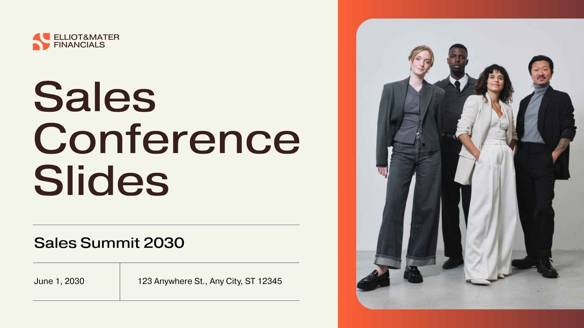 Sales Conference Slides - slide 1