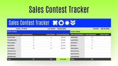 Sales Contest Tracker