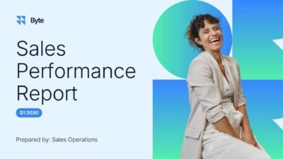 Sales Performance Report Slides