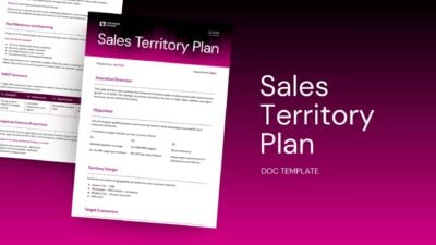 Sales Territory Plan Doc