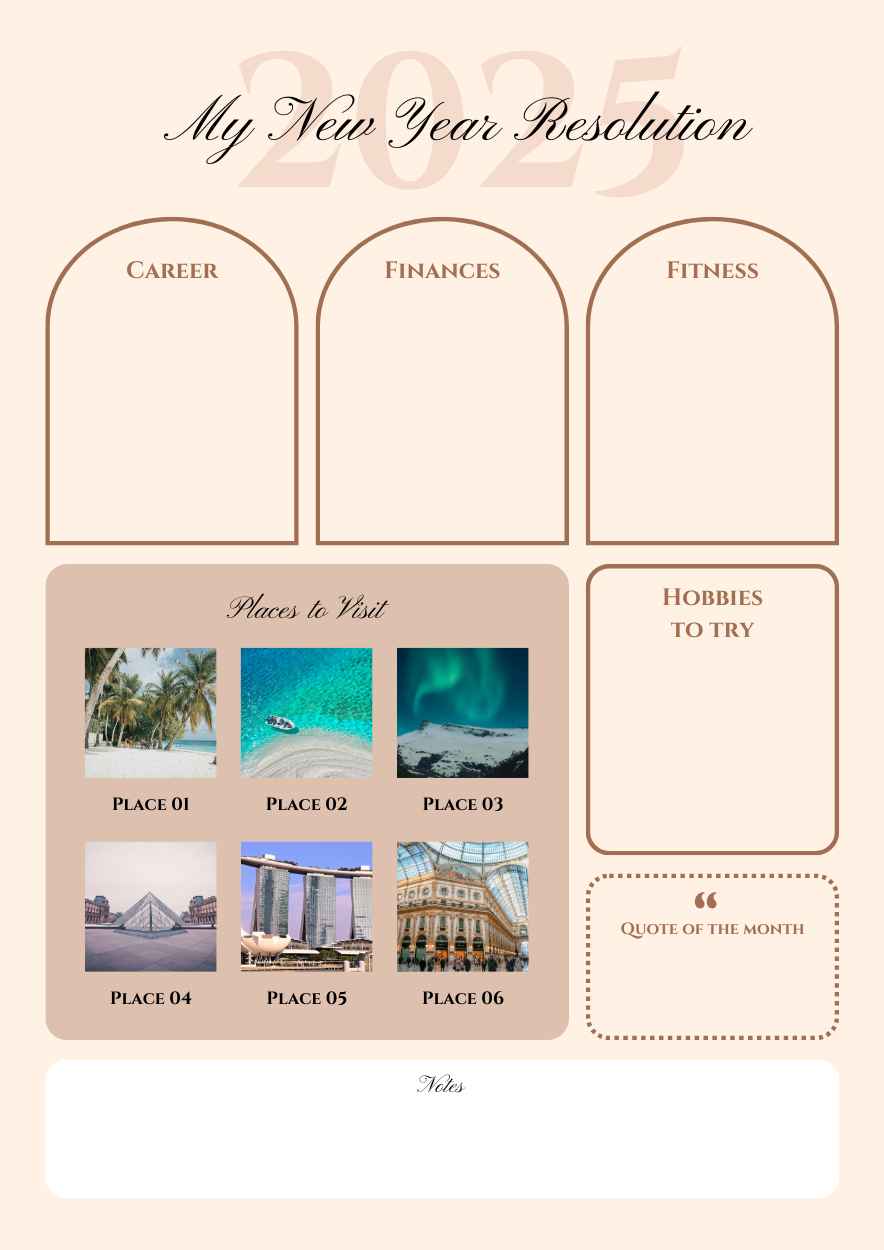 Intip slide resolusi Tahun Baru 2026 yang minimalis - slide 1