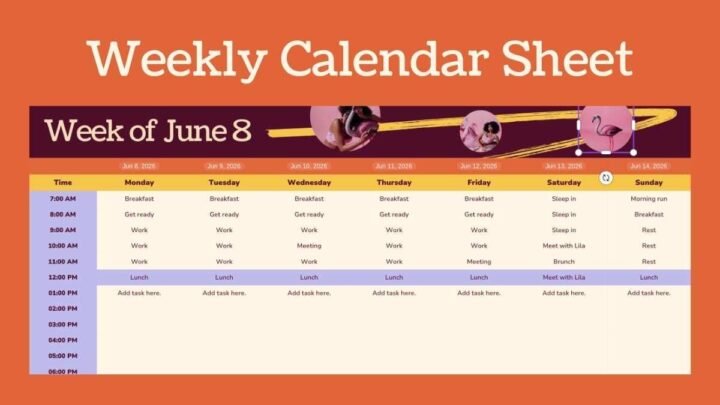 Template PPT & Google Slides Timetable Gratis - SlidesCarnival