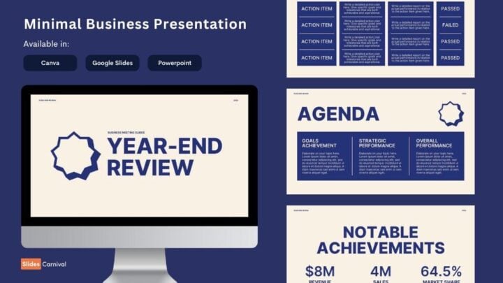 Template PPT & Google Slides Leadership Gratis - SlidesCarnival