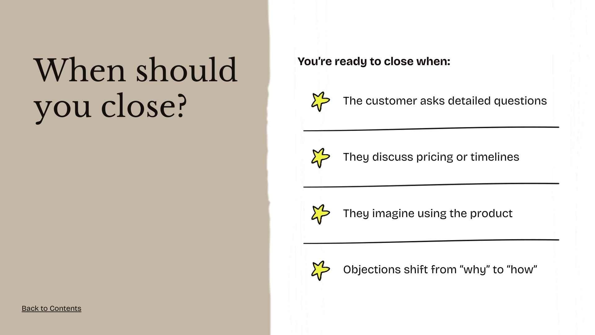 Slides for Sales Closing Techniques - slide 5