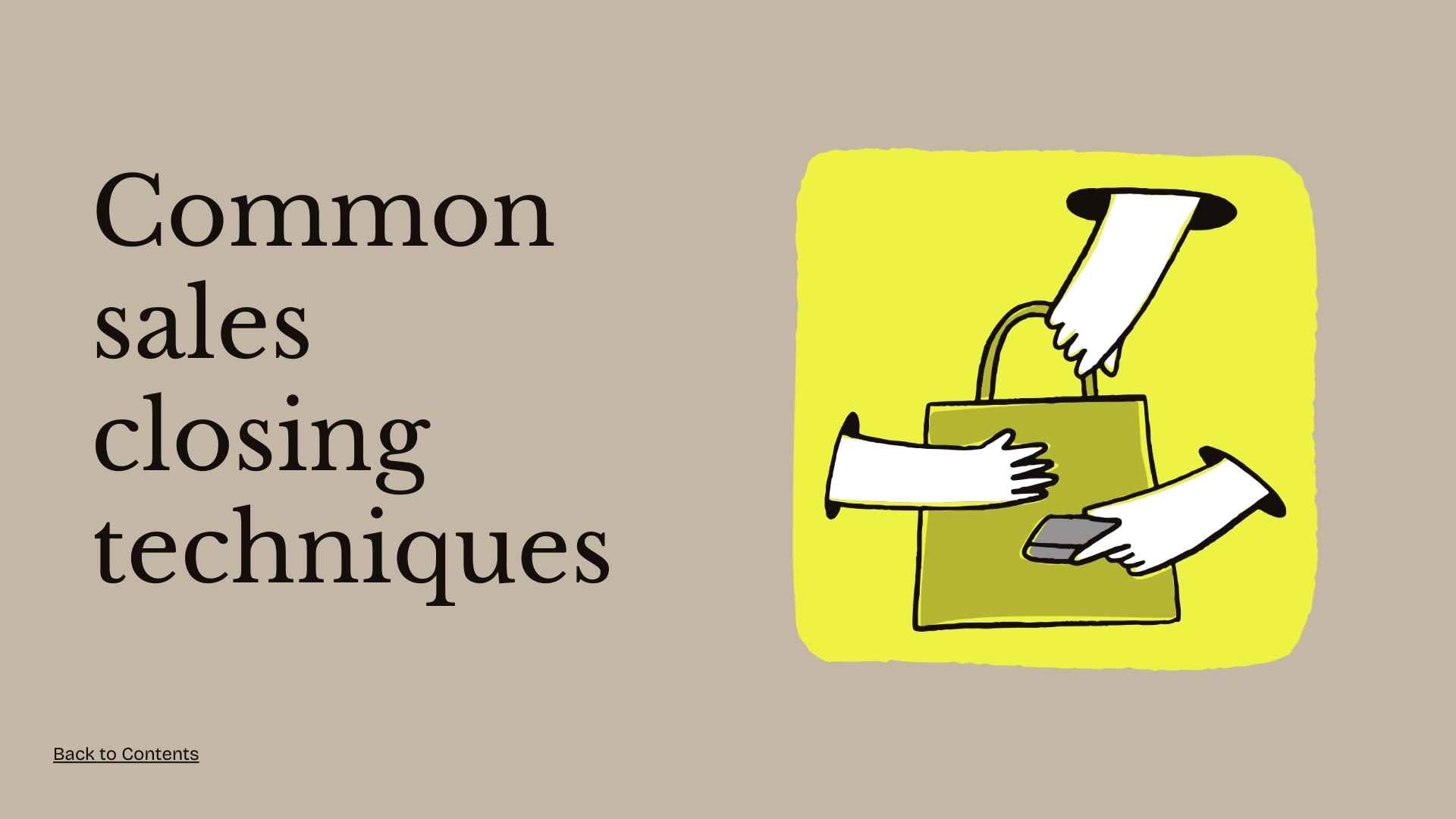 Slides for Sales Closing Techniques - slide 6