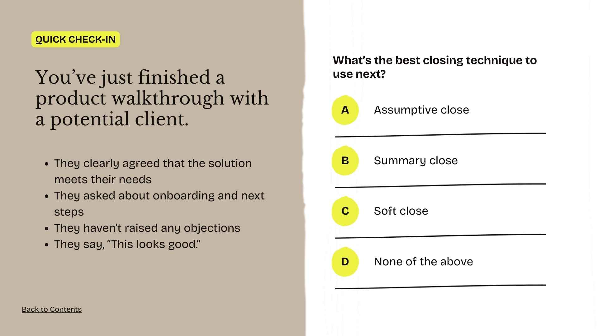 Slides for Sales Closing Techniques - slide 10