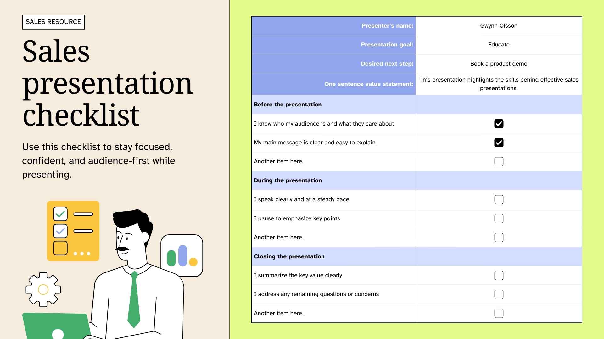 Slides for Sales Presentation Skills - slide 10