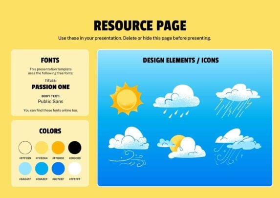 Weather Patterns Infographic. Free PPT & Google Slides Template ...