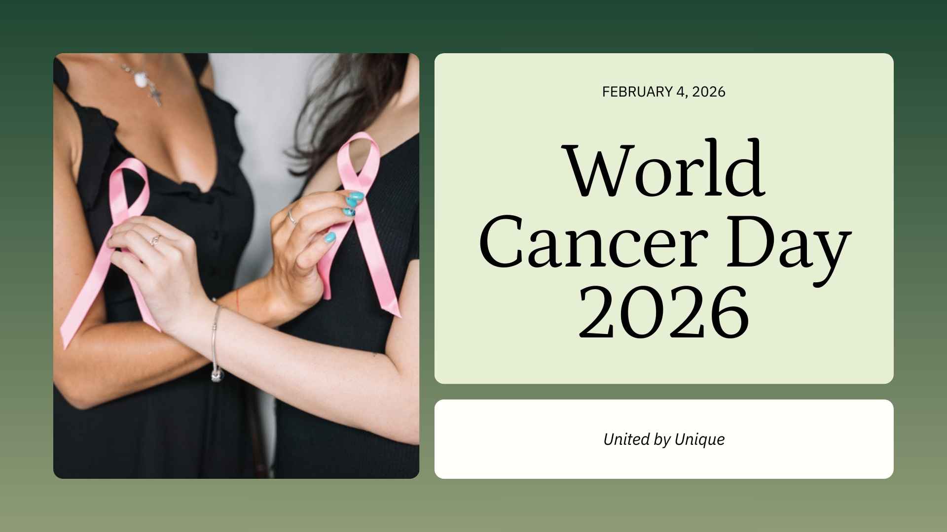 World Cancer Day Slides - slide 1