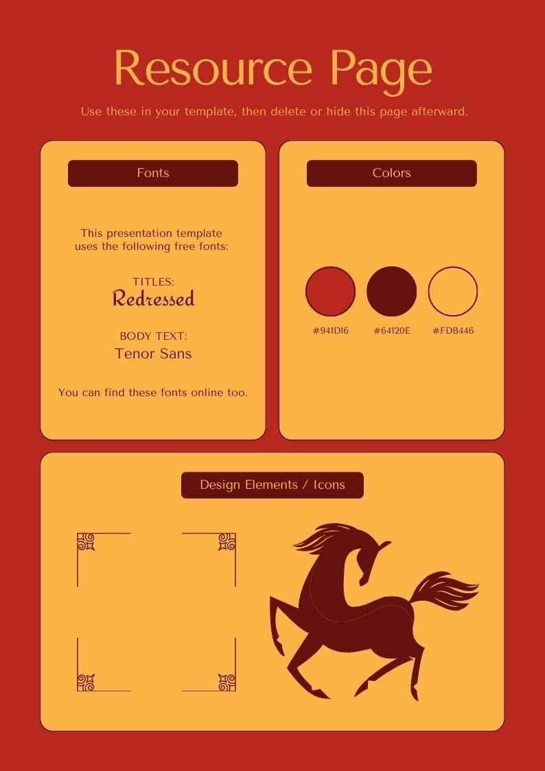 Year of the Horse Greeting Poster - slide 2