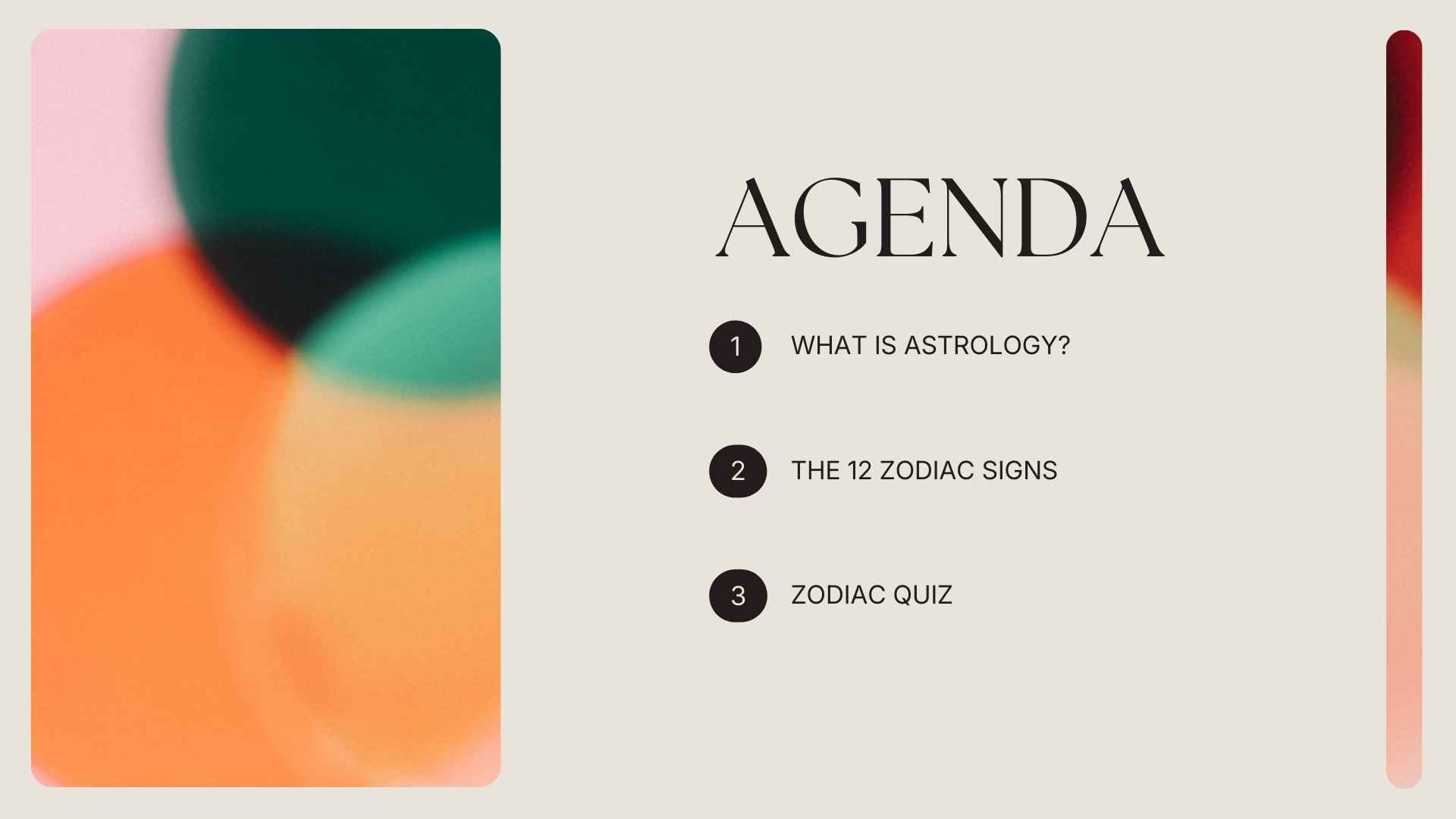 Zodiac Signs Overview Slides - slide 2